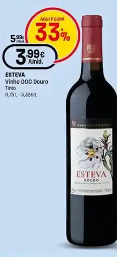 Intermarché Esteva Vinho DOC Douro Tinto promoção