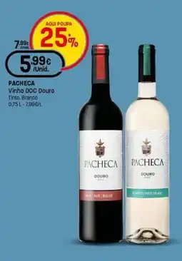 Intermarché Pacheca Vinho DOC Douro Tinto Branco promoção