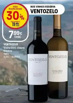 Intermarché Ventozelo Vinho DOC Douro Reserva Tinto promoção