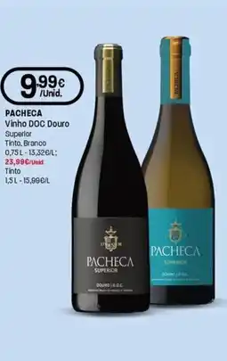 Intermarché Pacheca Vinho DOC Douro Superior Tinto, Branco promoção