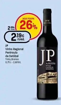 Intermarché JP Vinho Regional Península de Setúbal Tinto, Branco promoção