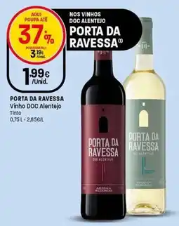 Intermarché Porta da ravessa Vinho DOC Alentejo Tinto promoção