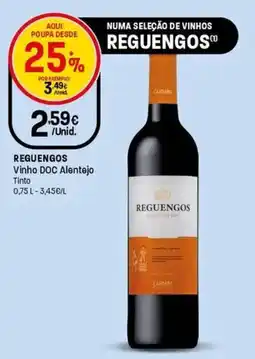 Intermarché Reguengos Vinho DOC Alentejo Tinto promoção