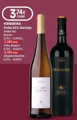 Intermarché Vidiqueira Vinho DOC Alentejo Antão Vaz Branco promoção