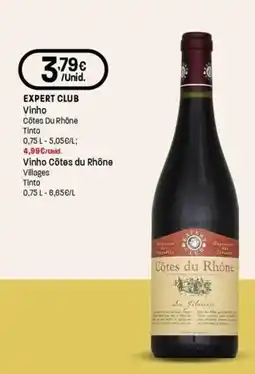 Intermarché Expert club vinho côtes du rhône tinto promoção