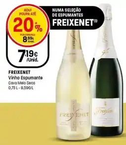 Intermarché Freixenet vinho espumante Cava Melo Seco promoção