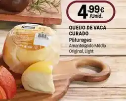 Intermarché Queijo de vaca curado pâturages amanteigado médio original, light promoção