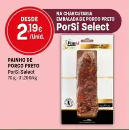 Intermarché Painho de porco preto porsi select promoção