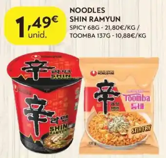 Noodles shin ramyun