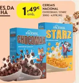 Spar Cereais nacional chocomax/starz promoção