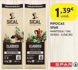 Spar Pipocas spar promoção