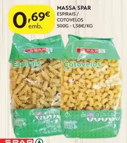Spar Massa spar espirais / cotovelos promoção
