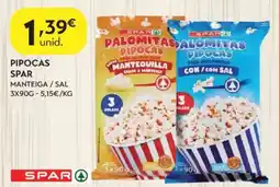 Spar Pipocas spar manteiga/sal promoção
