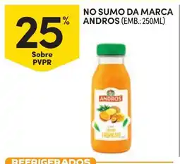 Continente No sumo da marca andros promoção