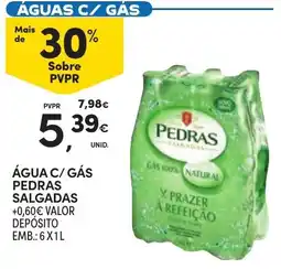 Continente Água c/ gás pedras salgadas promoção