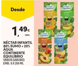 Continente Néctar infantil equilíbrio promoção