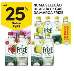 Continente Numa seleção de água c/ gás da marca frize promoção