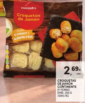 Continente Croquetas de Jamón Continente promoção