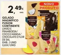 Continente gelado magnifico fusion continente promoção