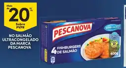Continente Fishburgers de salmão pescanova promoção