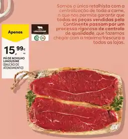 Continente Pá de novilho limousine promoção