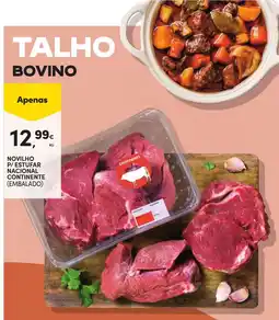 Continente Talho bovino novilho p/ estufar nacional continente promoção