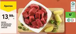 Continente Peito de novilho p/ estufar angus promoção