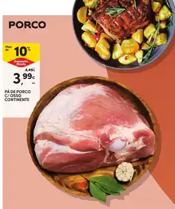 Continente Pá de porco c/osso continente promoção