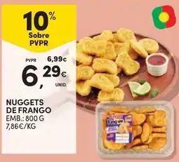 Continente Nuggets de frango promoção