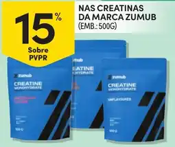 Continente Nas creatinas da marca zumub promoção