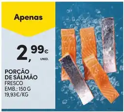 Continente Porção de salmão fresco promoção