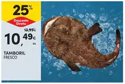 Continente Tamboril fresco promoção