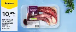 Continente Tentáculos de polvo continente promoção