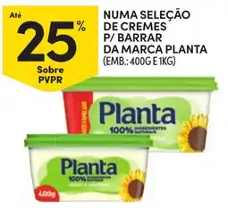 Continente cremes p/ barrar da marca planta promoção