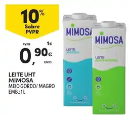 Continente Leite uht mimosa promoção