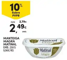 Continente Manteiga magra matinal promoção