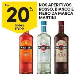 Continente nos aperitivos rossso, bianco e fiero da marca martini promoção