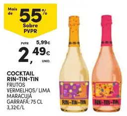 Continente Cocktail rin-tin-tin promoção