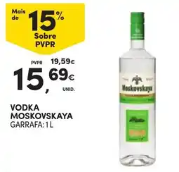 Continente vodka moskovskaya promoção
