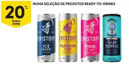 Continente Numa seleção de produtos ready-to-drinks promoção