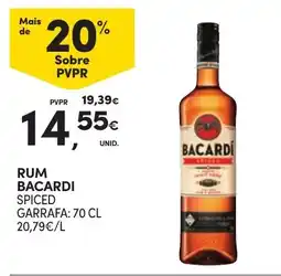 Continente Rum bacardi spiced promoção