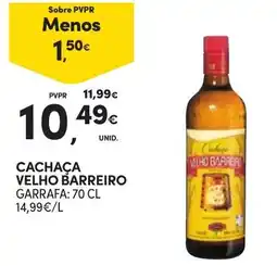 Continente Cachaça Velho Barreiro promoção