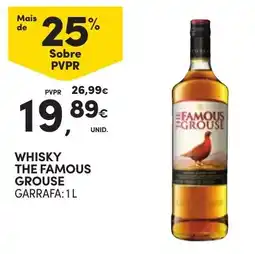 Continente whisky the famous grouse promoção
