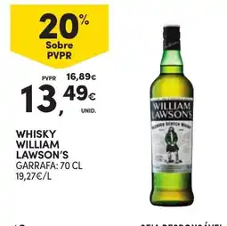 Continente whisky william lawson's promoção