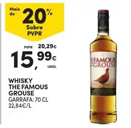 Continente whisky the famous grouse promoção