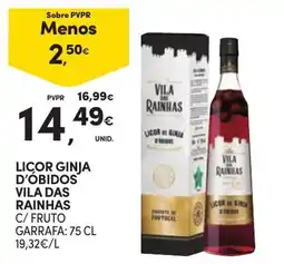 Continente Licor ginja d'óbidos vila das rainhas promoção