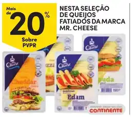 Continente queijos fatiados da marca mr. cheese promoção