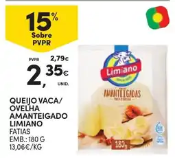 Continente queijo vaca/ovelha amanteigado limiano promoção