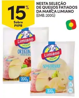 Continente Nesta seleção de queijos fatiados da marca limiano promoção