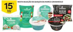 Continente Nesta seleção de queijos da marca granarolo promoção